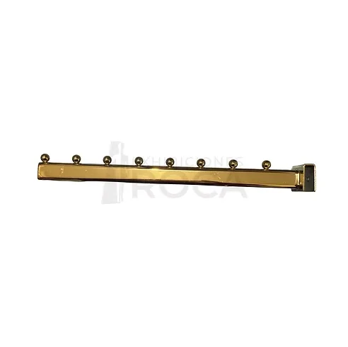 Brazo de 8 Bolas Dorado para Barra