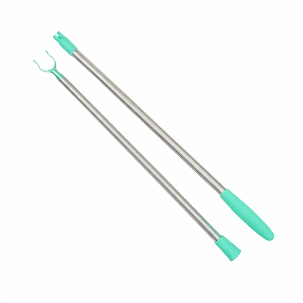 Vara para Bajar Ropa Verde Agua