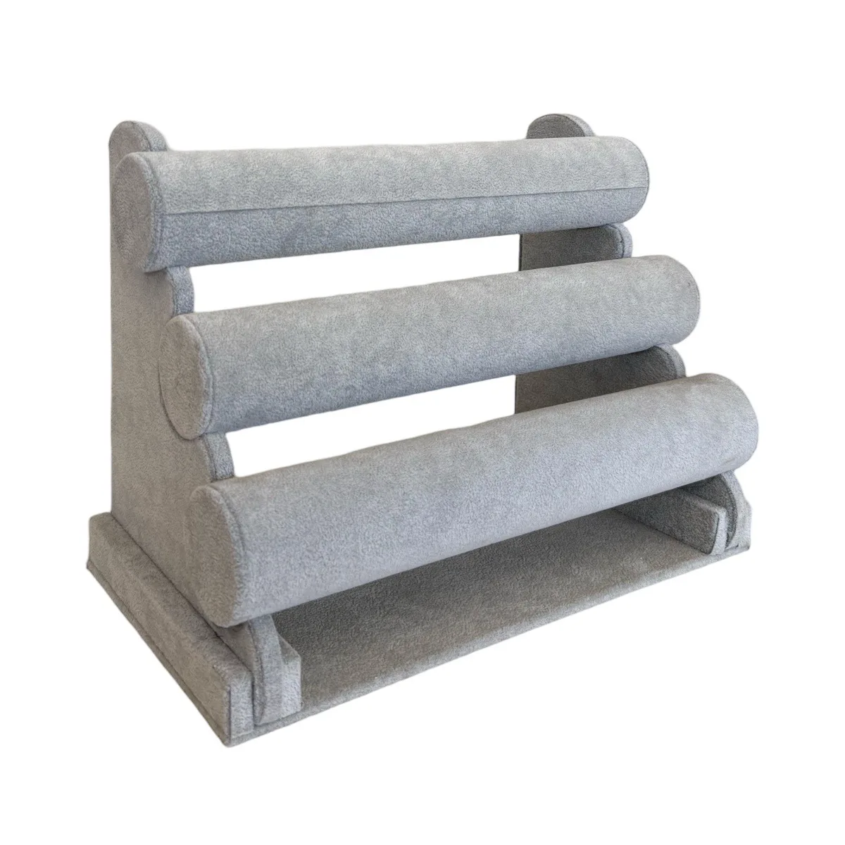 Exhibidor 3 "t" para Pulcera Gris