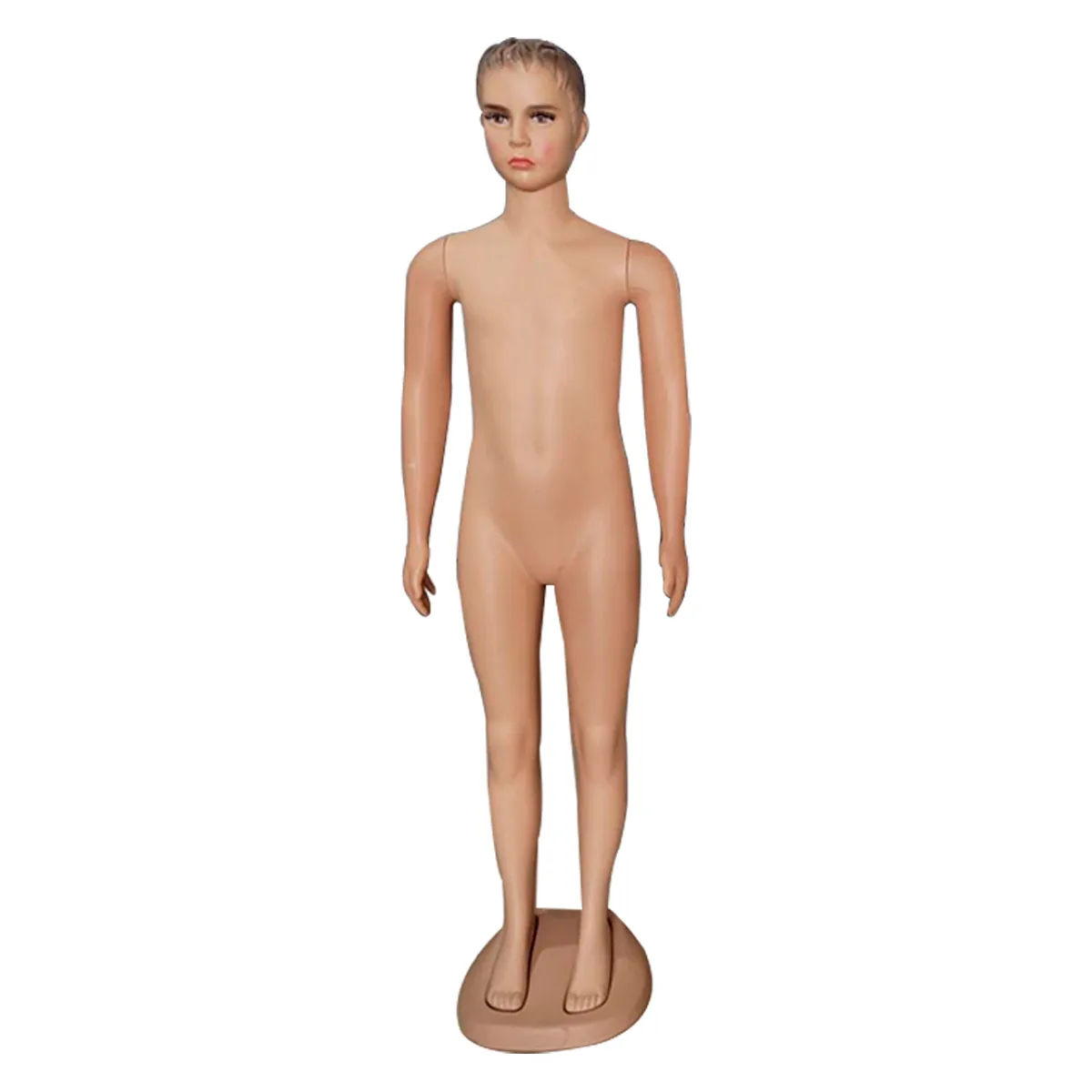 Maniquí Niño Juvenil Base de Plástico 145 cm