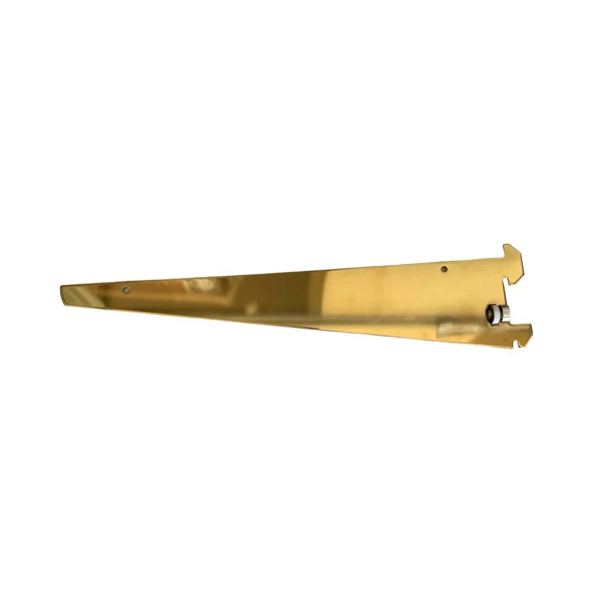 Escuadra 12" Dorada para Riel 1"