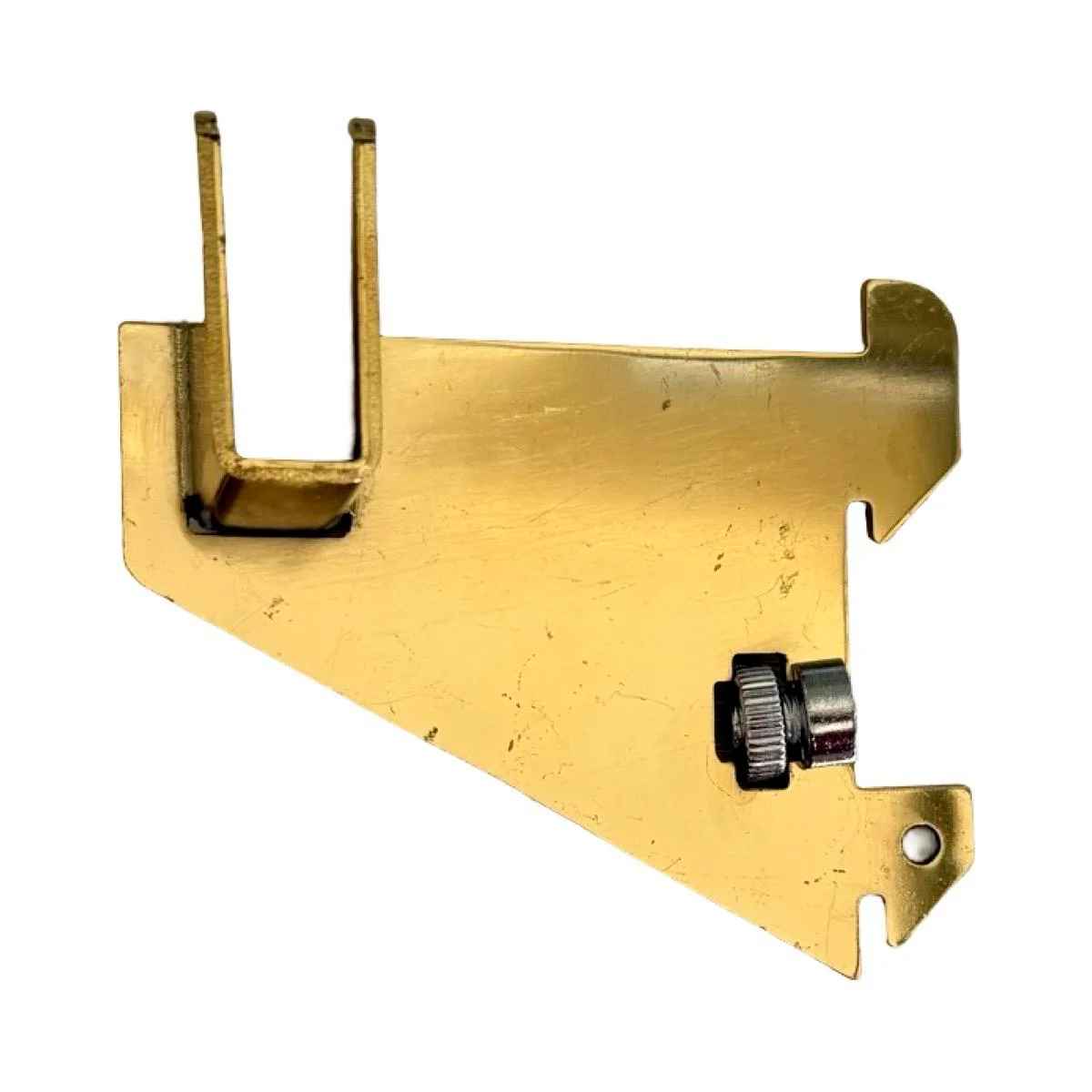 Soporte Corto Dorado para Riel 1"