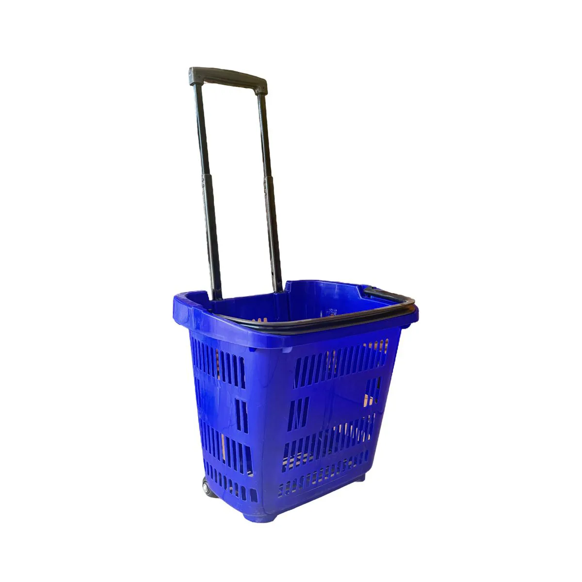 Canasta con Rodos Azul